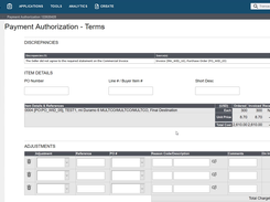 Infor Nexus Procure-to-Pay Automation Screenshot 1