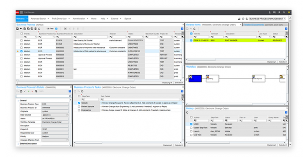 Infor PLM Screenshot 1