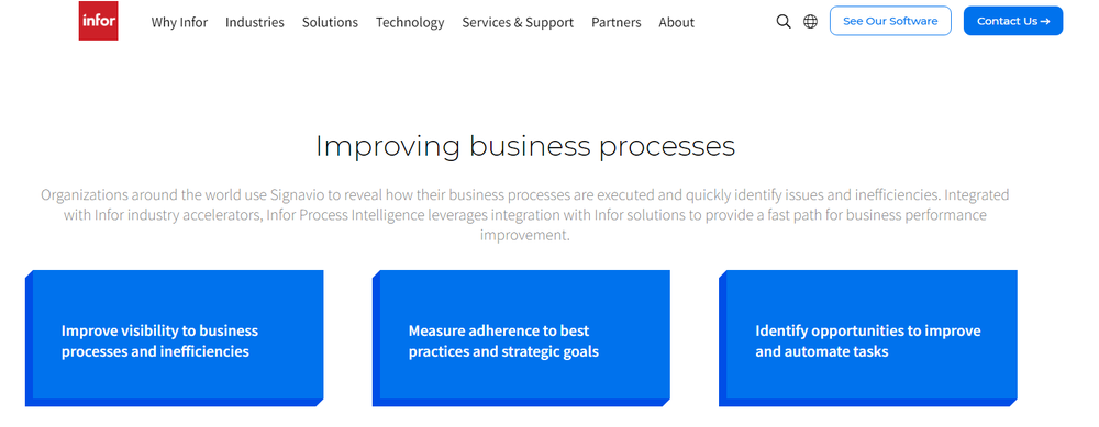 Infor Process Intelligence Screenshot 1