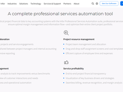 Infor Professional Services Automation (PSA) Screenshot 1