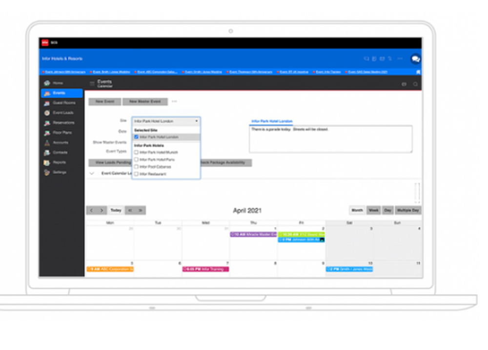 Infor Sales & Catering Screenshot 1