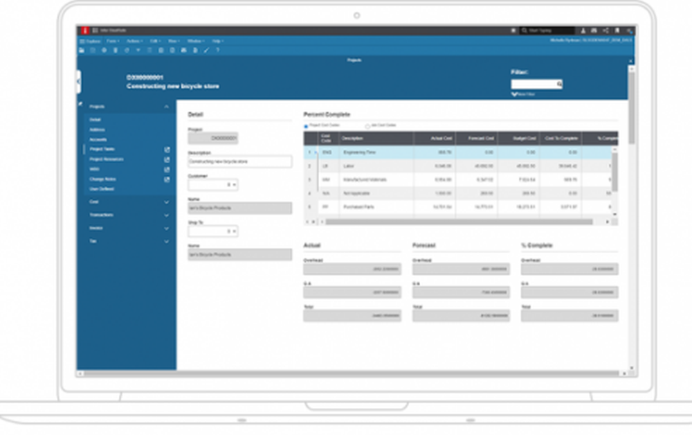 Infor SyteLine Screenshot 1