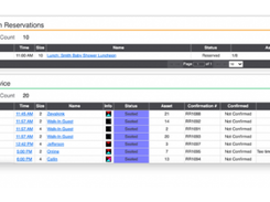 Infor Table Reservations Solution (TRS) Screenshot 1