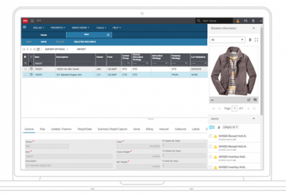 Infor WMS Screenshot 1