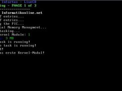 Infortus OS while booting...