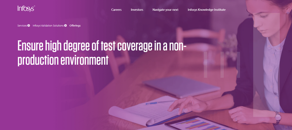 Infosys Test Data Management Screenshot 1