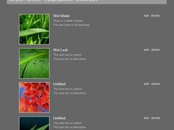 Browse posts, admin links appear when logged in.