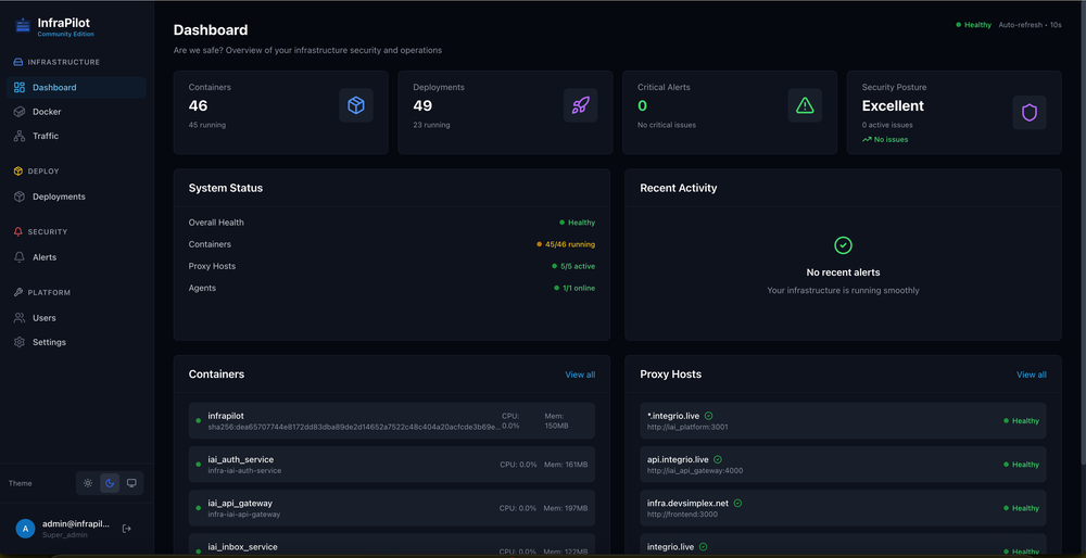InfraPilot Screenshot 1