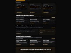 Buyer-focused alternative pages for legal AI and diligence tools