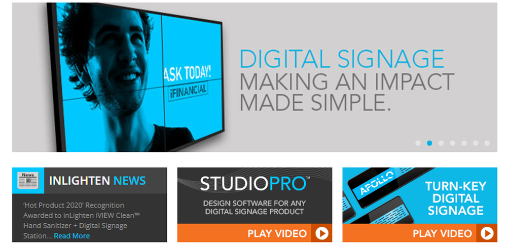 inLighten Digital Signage Screenshot 1