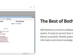 Inmagic DB/TextWorks Screenshot 1