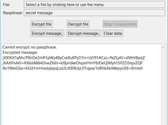 Encrypted message