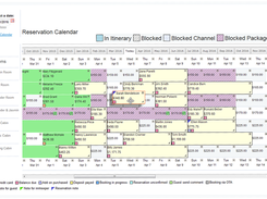 Drag & Drop Calendar for easy reservation date or room assignments