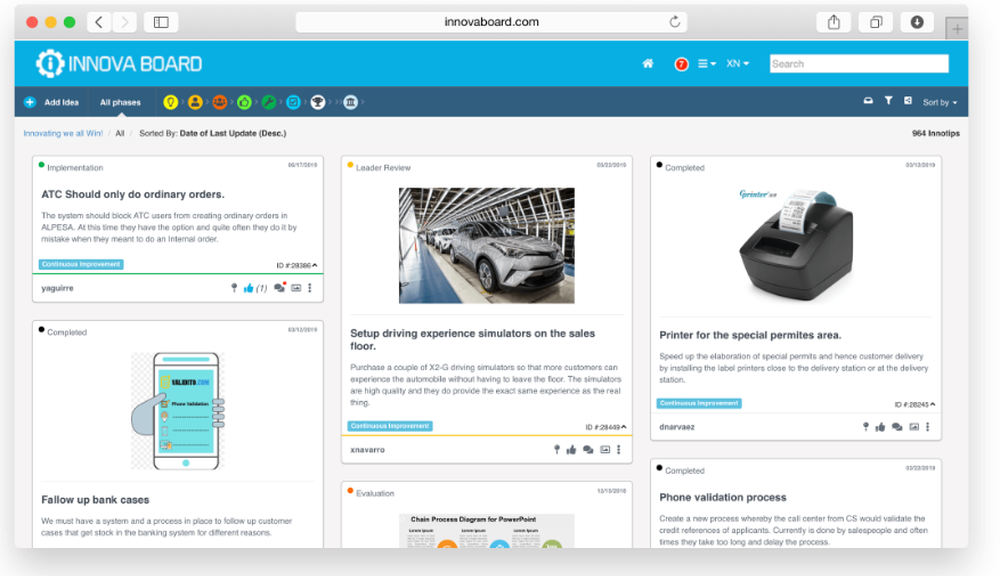 InnovaBoard Screenshot 1