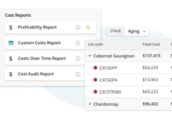 Is my most expensive fruit ending up in my most premium wines? Are my margins well understood? What cost centers were the largest expense contributors? Reference real-time production data to answer these questions and make better business decisions.