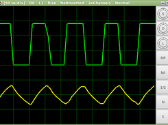NE555 generator (2x1kΩ / 47nF)