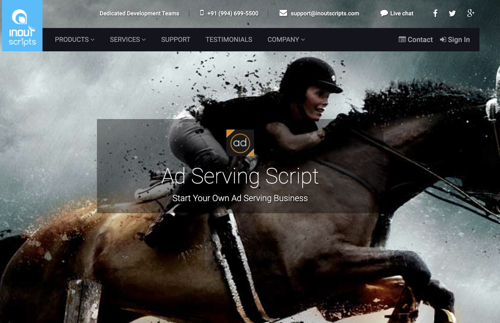 Inout Adserver Screenshot 1