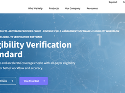 Inovalon Eligibility Verification Screenshot 1
