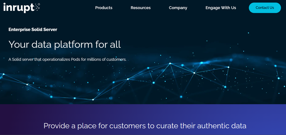 Inrupt Enterprise Solid Server Screenshot 1