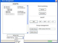 Hosts Management Window