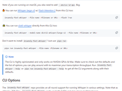 Insanely Fast Whisper Screenshot 1