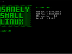 Insanely small linux Screenshot 1