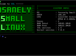 Insanely small linux Screenshot 1