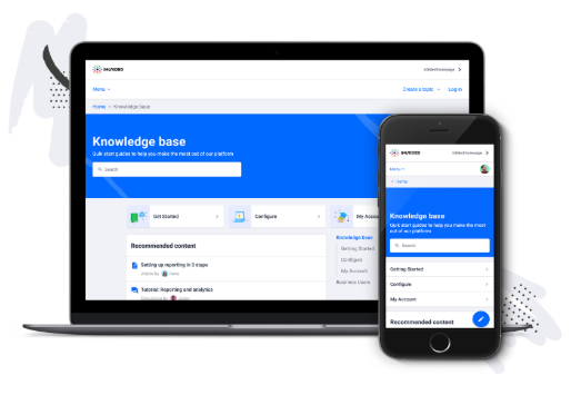A dynamic Knowledge Base that combines your help content with the best answers from your community