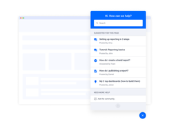 Make your help content more accessible than ever with embeddable widgets that display relevant topics on your web or product pages