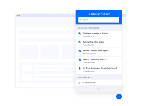 Make your help content more accessible than ever with embeddable widgets that display relevant topics on your web or product pages