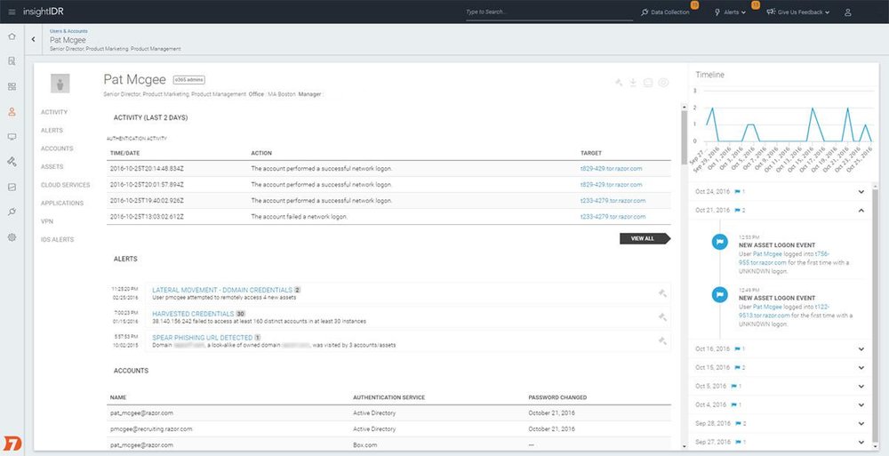 Rapid7 Incident Command Screenshot 1