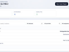 Manage repairs to assets