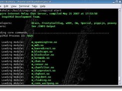 Linux Console InspIRCd 1.1