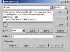 Instalador 2.1 extended
