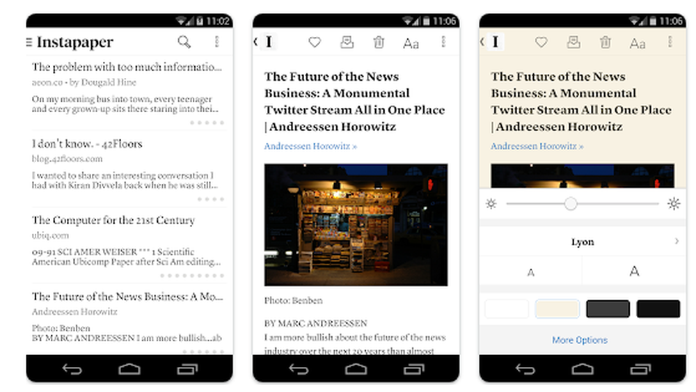 Instapaper Screenshot 1