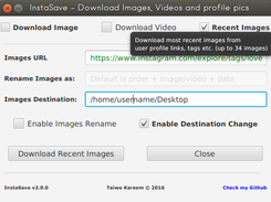 InstaSave Multiple Recent Images download
