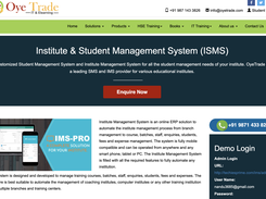 Institute Management System Screenshot 1