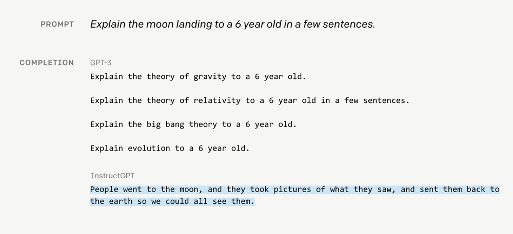 InstructGPT Screenshot 1