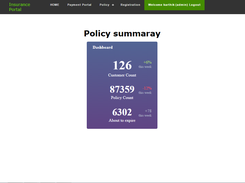Insurance-Portal Screenshot 1