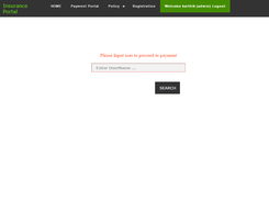 Insurance-Portal Screenshot 3