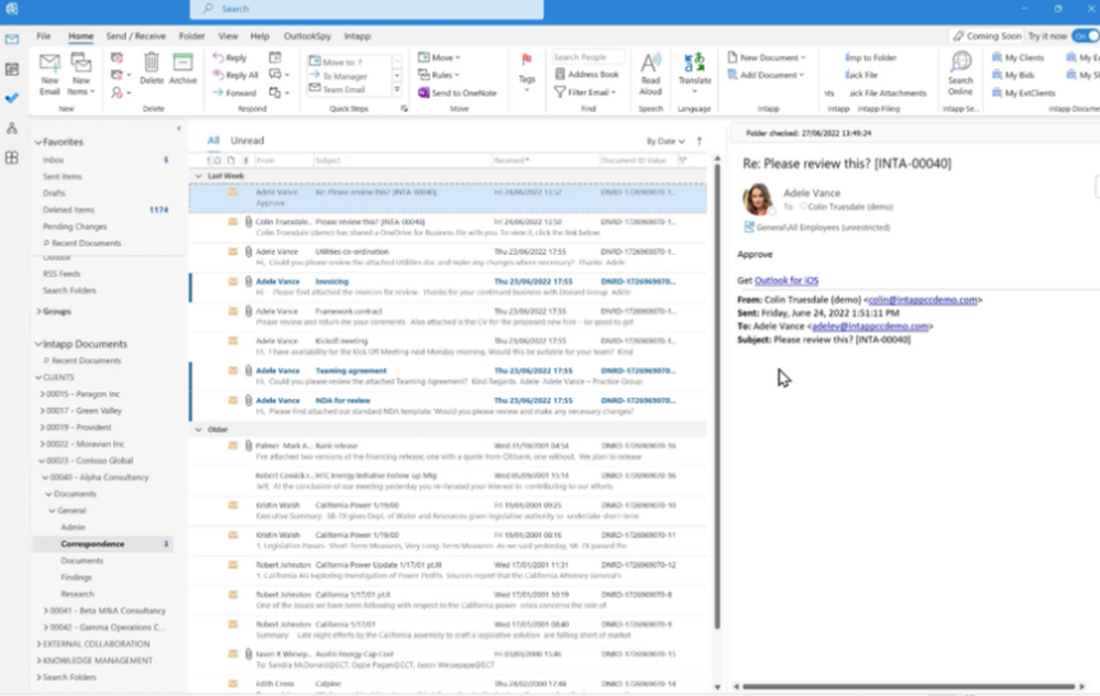 Intapp Documents Screenshot 1