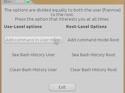 Selection Screen intbashistory