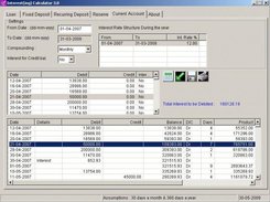 Current Account section (new in version 3.0)