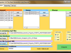 Integrator main screen