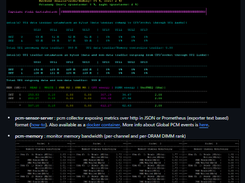 Intel PCM Screenshot 1