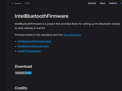 IntelBluetoothFirmware Screenshot 1