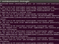 InteliSpider Processing Outlook Personal Folder File(s)