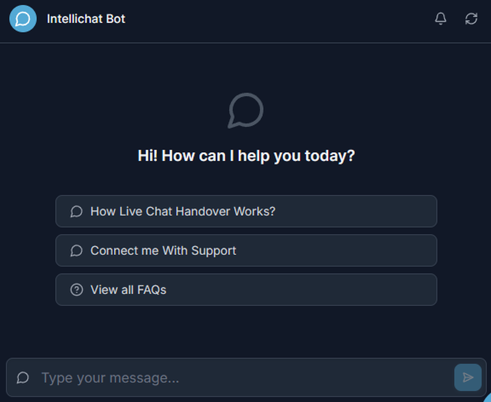 IntelliChat Screenshot 1