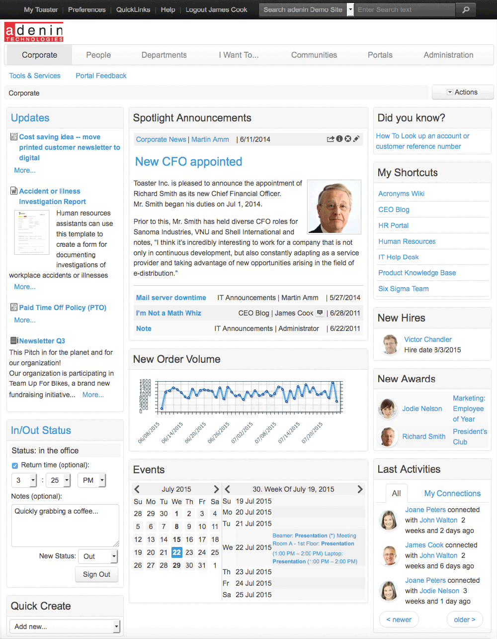 IntelliEnterprise Intranet Software