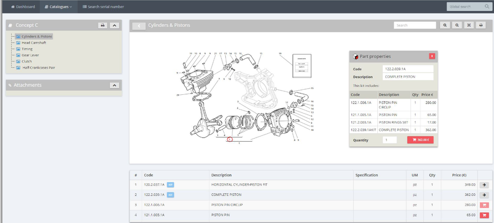 Interactive SPares Screenshot 1